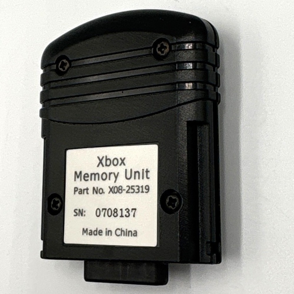 Microsoft Xbox Memory Unit Black External Storage Card Part X08-25319 Original - Picture 2 of 6